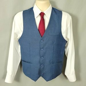 Men's Formal Cerulean Blue Vest (40S)